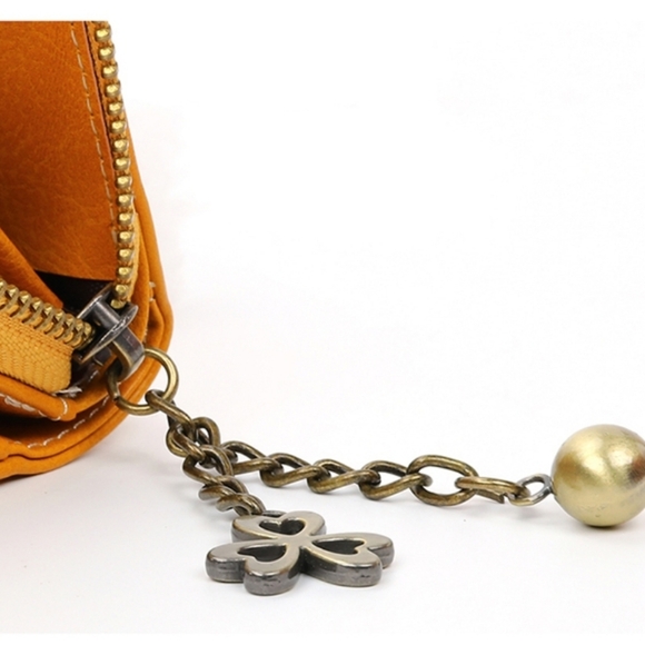 NEENA Womens Wallet Leather Bifold Card Holder with Zipper Coin Pocket - Picture 5 of 5